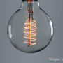 Industrial Spiral Globe Light Bulb, thumbnail 2 of 4
