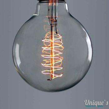 Industrial Spiral Globe Light Bulb, 2 of 4