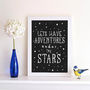 'Adventures Under The Stars' Print, thumbnail 1 of 3