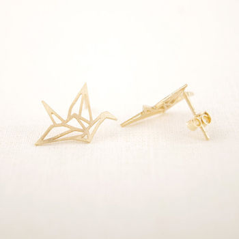 Origami Crane Earrings, 2 of 5