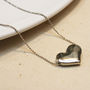 Solid Heart Pendant Necklace, thumbnail 2 of 9
