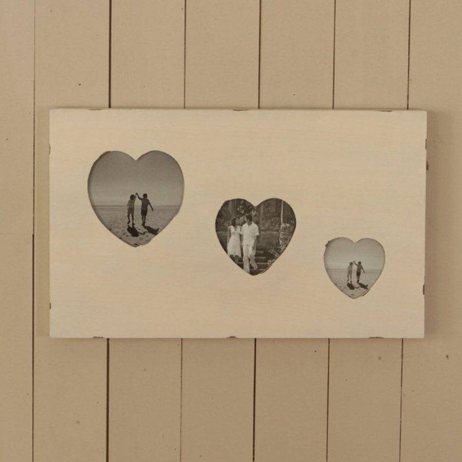 Cream Heart Multi Frame By Otters Barn Interiors