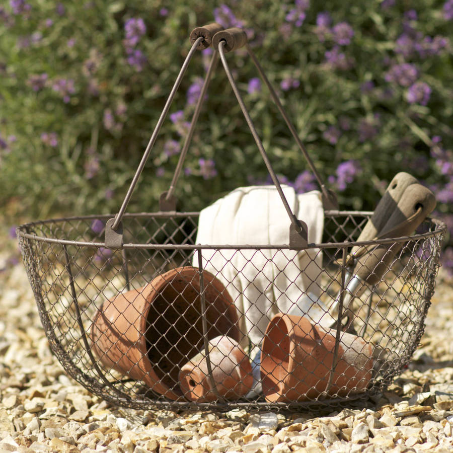 Oval Wire Storage Basket By The Orchard