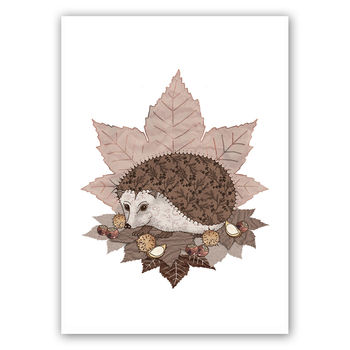 Hedgehog Card, 2 of 2
