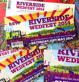 Festival Wedding Invitations, 9 of 12