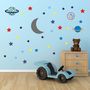 Stars And Planets Fabric Wall Sticker, thumbnail 3 of 4