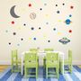 Stars And Planets Fabric Wall Sticker, thumbnail 4 of 4