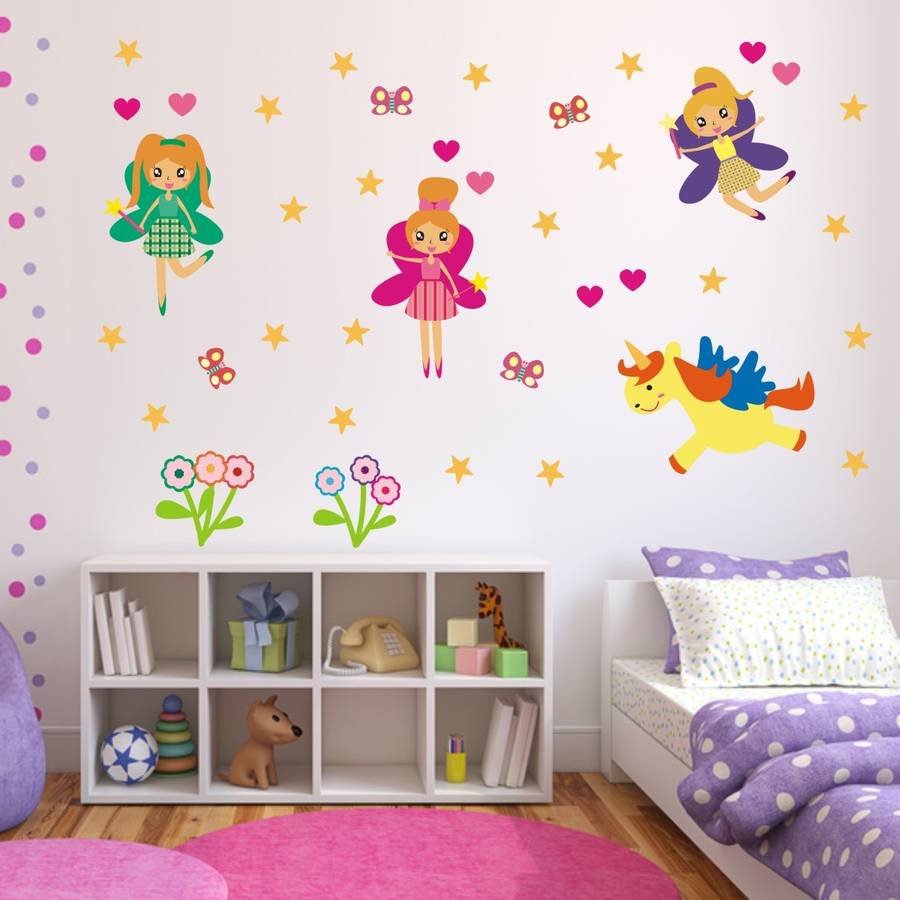 Fairy Wall Stickers Set By Mirrorin