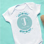 Personalised Floral Letter Vest, thumbnail 6 of 8