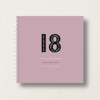 Personalised 18th Birthday Memories Album, 11 of 11