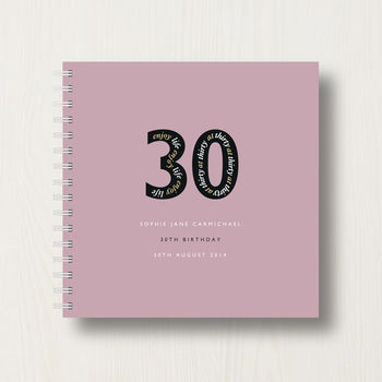 Personalised 30th Birthday Memories Album, 11 of 11