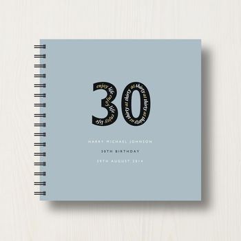 Personalised 30th Birthday Memories Album, 7 of 11