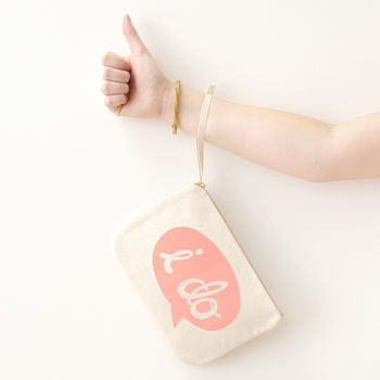 'I Do' Canvas Pouch, 3 of 3