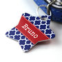 Personalised Clover Pet Tag Star Shaped, thumbnail 1 of 5