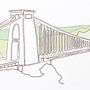 Bristol's Clifton Suspension Bridge Digital Print, thumbnail 3 of 6