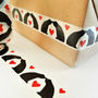 Hearts And Kisses Valentines Day Gift Tape, thumbnail 5 of 5
