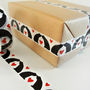 Hearts And Kisses Valentines Day Gift Tape, thumbnail 3 of 5