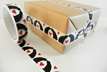 Hearts And Kisses Valentines Day Gift Tape, 3 of 5