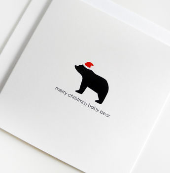 Merry Christmas Baby Bear Card, 3 of 3