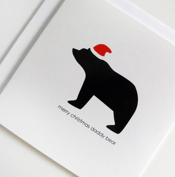 Merry Christmas Daddy Bear Card, 3 of 3