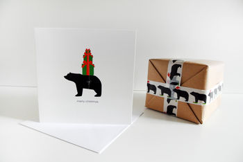 Present Stack, Christmas Card, 3 of 3