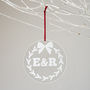 Personalised Initials Christmas Decoration, thumbnail 2 of 2