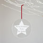 Personalised Star Christmas Decoration, thumbnail 3 of 3