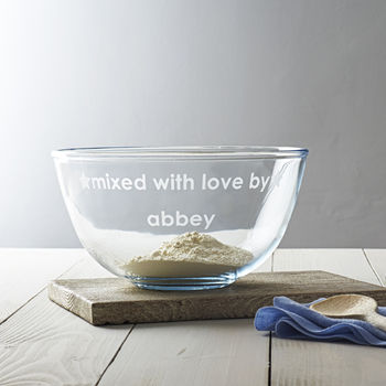 Personalised 'Mixed With Love' Bowl, 3 of 4