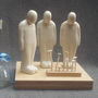 Three Men With Nails Sculpture, thumbnail 1 of 4