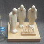 Three Men With Nails Sculpture, thumbnail 2 of 4