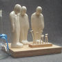 Three Men With Nails Sculpture, thumbnail 3 of 4