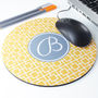 Personalised Square Mouse Mat Round, thumbnail 1 of 6