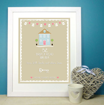Personalised 'Home Sweet Home' Print, 5 of 12