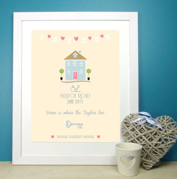 Personalised 'Home Sweet Home' Print, 7 of 12