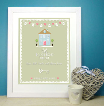 Personalised 'Home Sweet Home' Print, 8 of 12