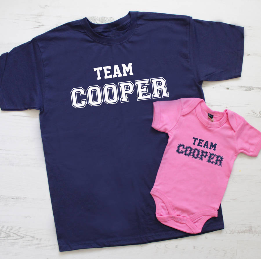 team baby shirts