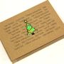 Personalised World Languages Merry Christmas Tree Card, thumbnail 6 of 6