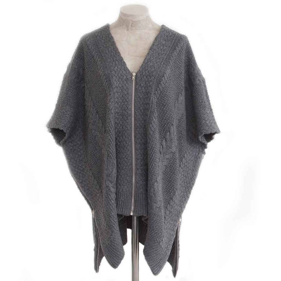 Cable Knit Poncho By TUTTI&CO | notonthehighstreet.com