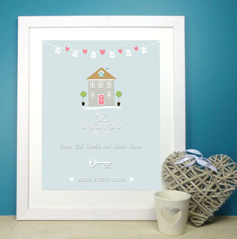 Personalised 'Home Sweet Home' Print, 11 of 12