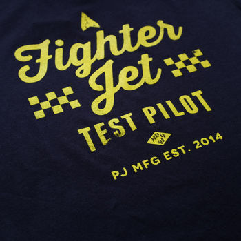 'Proper Job Fighter Pilot' Organic T Shirt, 2 of 3