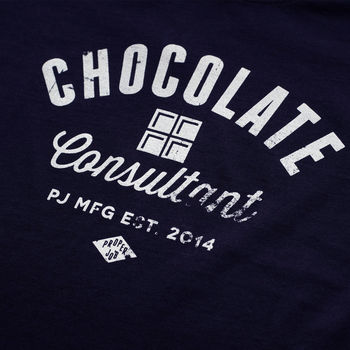 Proper Job Chocolate Consultant' Organic T Shirt, 2 of 3