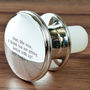 Engraved Silver Plated Bottle Stopper, thumbnail 2 of 8