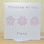 Personalised Laser Cut Thinking Of You Card, thumbnail 2 of 4