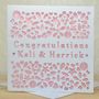 Personalised Laser Cut Engagement Card, thumbnail 5 of 7