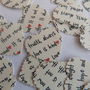 'Love Is Patient' Heart Table Confetti, thumbnail 2 of 4