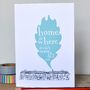 'Home Is Where…' Personalised Adoption Card, thumbnail 3 of 8