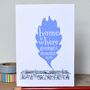 'Home Is Where…' Personalised Adoption Card, thumbnail 2 of 8