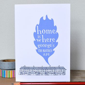 'Home Is Where…' Personalised Adoption Card, 2 of 8