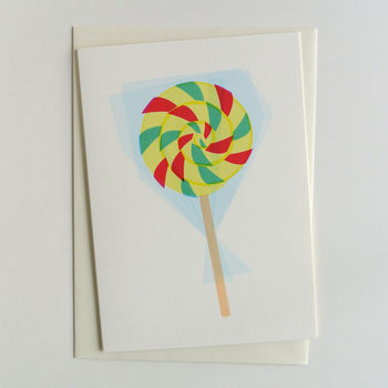 Sweets, Jelly, Ice Cream, Lolly, Set Of Eight Cards, 4 of 5