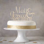 Personalised Ever After Cake Topper, thumbnail 2 of 5